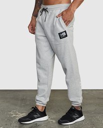 3 Everlast x RVCA - Pantalon de jogging pour Homme Gris W4PTMDRVP1 RVCA