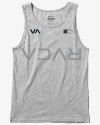 0 VA Sport Big RVCA Banner - Vest for Men Gray W4SGMBRVP1 RVCA