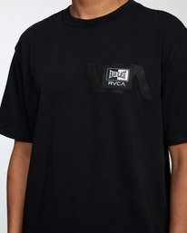 4 Everlast x RVCA Stack Patch - T-Shirt für Männer Schwarz W4SSMLRVP1 RVCA