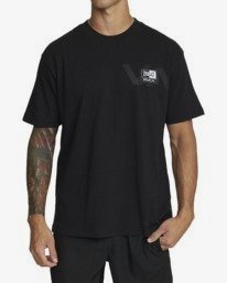 2 Everlast x RVCA Stack Patch - T-Shirt für Männer Schwarz W4SSMLRVP1 RVCA