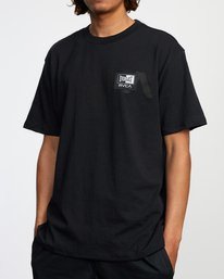 6 Everlast x RVCA Stack Patch - T-Shirt für Männer Schwarz W4SSMLRVP1 RVCA
