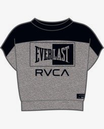 4 Everlast x RVCA - Cropped Sweatshirt for Women  W4TPWBRVP1 RVCA