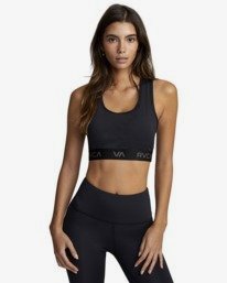 0 VA Sport Cut Out - Medium Impact Sports Bra for Women  W4UNWARVP1 RVCA