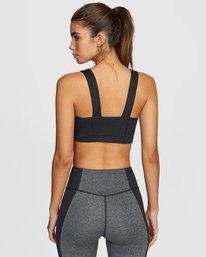 1 Everlast x RVCA - Medium Impact Sports Bra for Women Black W4UNWDRVP1 RVCA