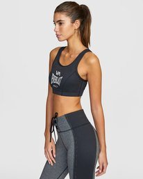 3 Everlast x RVCA - Medium Impact Sports Bra for Women Black W4UNWDRVP1 RVCA