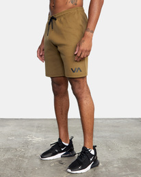 4 VA Sport IV 17" - Performance Shorts for Men Green W4WKMIRVP1 RVCA