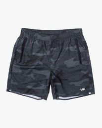 1 Yogger IV 17" - Workout Shorts for Men Green W4WKMLRVP1 RVCA
