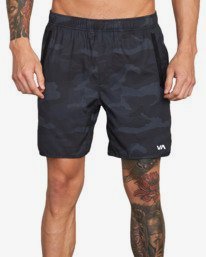 0 Yogger IV 17" - Workout Shorts for Men Green W4WKMLRVP1 RVCA