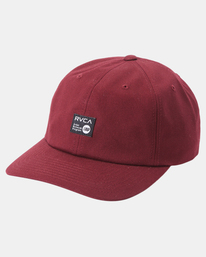 3 ANP - Claspback Cap for Men Red W5CPRERVP1 RVCA