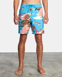 1 Restless - Recycled Swim Shorts for Men  X1BSRDRVS1 RVCA