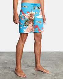 4 Restless - Recycled Swim Shorts for Men  X1BSRDRVS1 RVCA