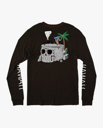 1 Luke Pelletier Skull Bowl - T-shirt manches longues pour Homme Noir X1LSRBRVS1 RVCA