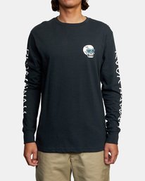 2 Luke Pelletier Skull Bowl - T-shirt manches longues pour Homme Noir X1LSRBRVS1 RVCA