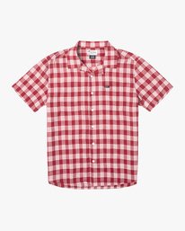 0 Evan Mock Palaka - Short Sleeve Shirt for Men  X1SHRERVS1 RVCA