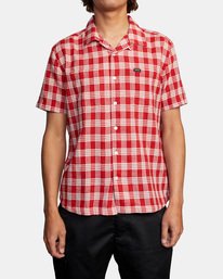 1 Evan Mock Palaka - Short Sleeve Shirt for Men  X1SHRERVS1 RVCA