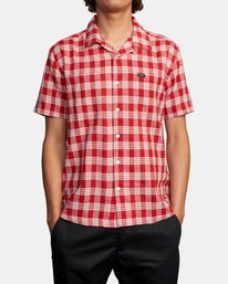 5 Evan Mock Palaka - Short Sleeve Shirt for Men  X1SHRERVS1 RVCA