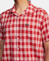 4 Evan Mock Palaka - Short Sleeve Shirt for Men  X1SHRERVS1 RVCA