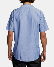 2 Recession Collection Day Shift - Short Sleeve Shirt for Men  X1SHRFRVS1 RVCA