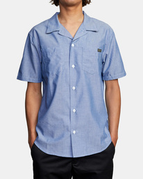 1 Recession Collection Day Shift - Short Sleeve Shirt for Men  X1SHRFRVS1 RVCA