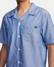 5 Recession Collection Day Shift - Short Sleeve Shirt for Men  X1SHRFRVS1 RVCA