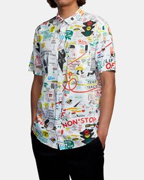 3 Espo - Short Sleeve Shirt for Men  X1SHRGRVS1 RVCA
