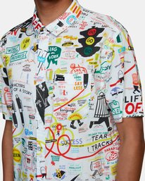 4 Espo - Short Sleeve Shirt for Men  X1SHRGRVS1 RVCA