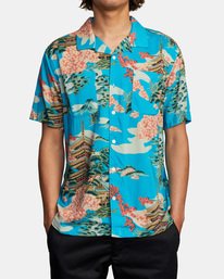 1 Kyuka - Camisa de manga corta para Hombre  X1SHRLRVS1 RVCA