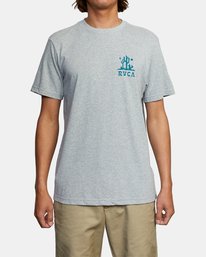 2 Hi-Des - T-Shirt for Men Grey X1SSRORVS1 RVCA