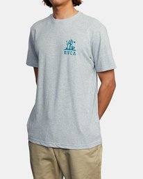 4 Hi-Des - T-Shirt for Men Grey X1SSRORVS1 RVCA