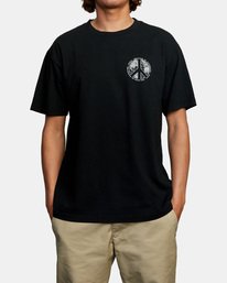2 Pascifist - T-Shirt for Men Black X1SSRQRVS1 RVCA