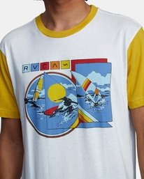 4 Evan Mock Tourist Blocked - Short Sleeve Top for Men  X1SSRSRVS1 RVCA