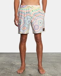 1 Kelsey Elastic - Recycled Swim Shorts for Men  X1VORGRVS1 RVCA