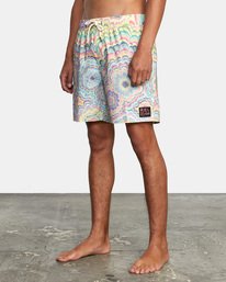 3 Kelsey Elastic - Recycled Swim Shorts for Men  X1VORGRVS1 RVCA