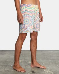 4 Kelsey Elastic - Recycled Swim Shorts for Men  X1VORGRVS1 RVCA