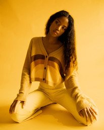 0 Trippy Dana Pioneer - Cropped Cardigan for Women  X3JPRARVS1 RVCA