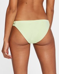 4 Solid Full - Recyceltes Bikiniunterteil für Frauen Grün X3SBRURVS1 RVCA