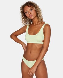 2 Solid - Low Rise Bikini Bottoms da Donna Green X3SBRWRVS1 RVCA