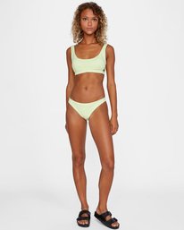 3 Solid - Low Rise Bikini Bottoms da Donna Green X3SBRWRVS1 RVCA