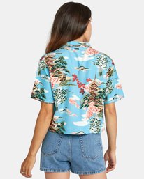 8 Vacay - Chemise manches courtes en matière recyclée pour Femme  X3SHRERVS1 RVCA