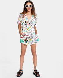2 Espo Vacay - Short Sleeve Shirt for Women  X3SHRFRVS1 RVCA
