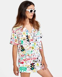3 Espo Vacay - Short Sleeve Shirt for Women  X3SHRFRVS1 RVCA