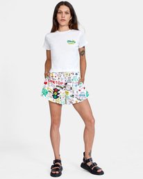2 Espo Time - Camiseta para Mujer  X3SSRDRVS1 RVCA
