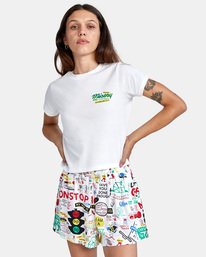 3 Espo Time - Camiseta para Mujer  X3SSRDRVS1 RVCA