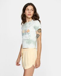 4 Freedom Flower - T-Shirt for Women White X3SSRERVS1 RVCA