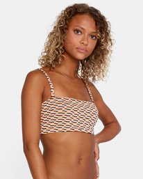 8 Cosmic Way Bandeau - Recycled Bikini Top for Women  X3STRARVS1 RVCA