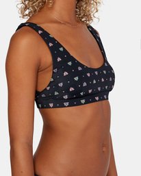 7 Foulard Bralette - Top de bikini de tejido reciclado para Mujer Blanco X3STRFRVS1 RVCA