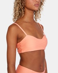 7 La Jolla Top - Bikini Top for Women Orange X3STRJRVS1 RVCA