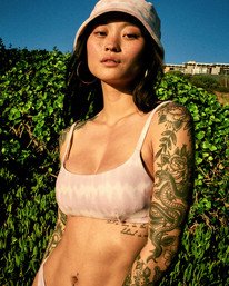 0 Live And Let Dye Bralette - Reggiseno bikini da Donna  X3STRKRVS1 RVCA