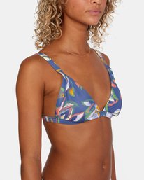 6 Pixie Hi-Tri - Recyceltes Bikinioberteil für Frauen  X3STRPRVS1 RVCA