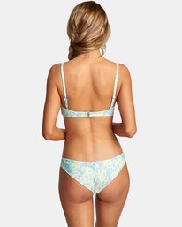 3 Field Of Dreams Bandeau - Top de bikini de tejido reciclado para Mujer Azul X3STSARVS1 RVCA